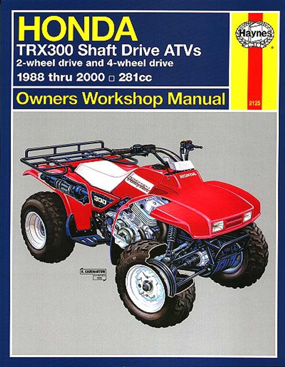 1991 honda fourtrax 300 repair manual