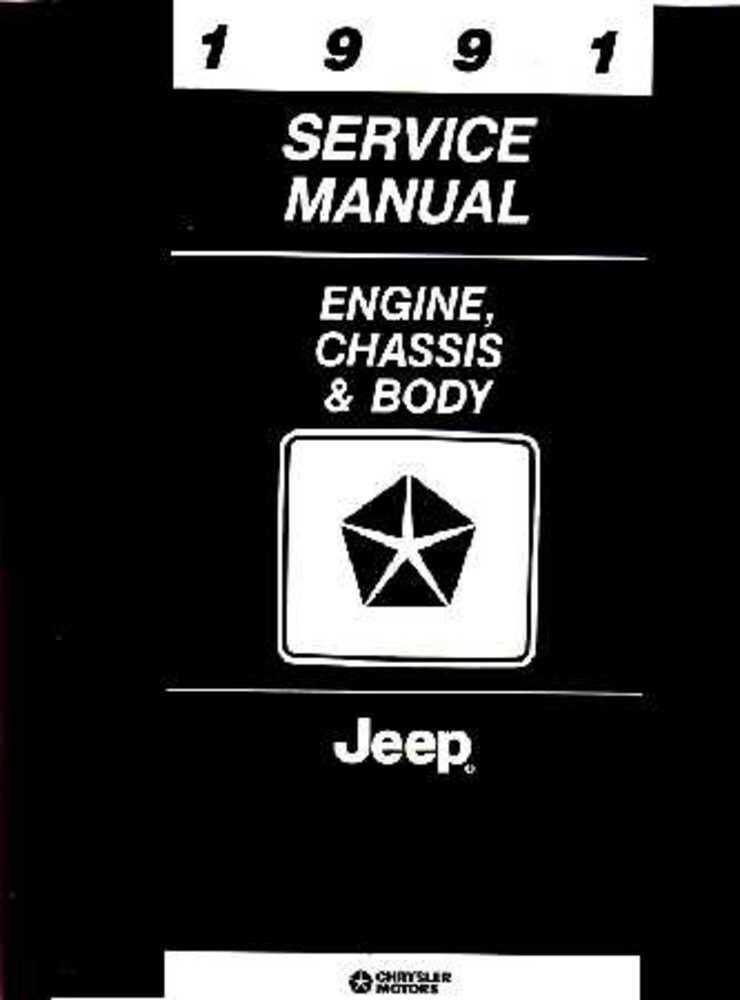 1991 jeep wrangler repair manual