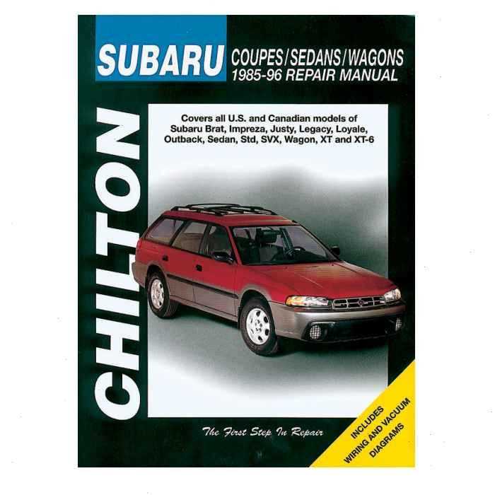 1991 subaru legacy repair manual