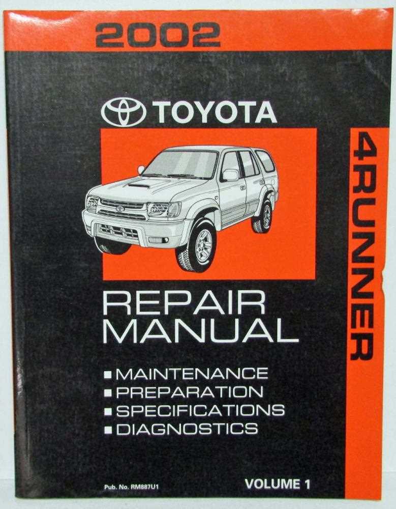 1991 toyota 4runner repair manual