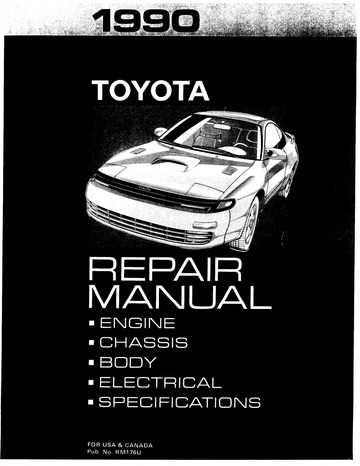 1991 toyota celica repair manual