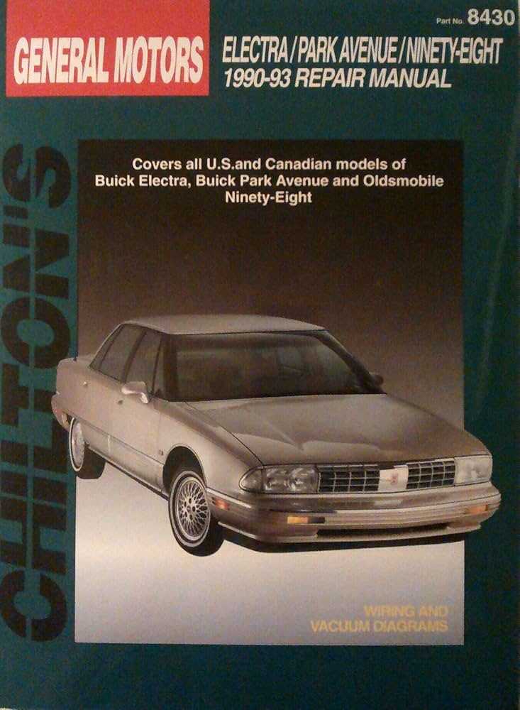 1992 buick park avenue repair manual