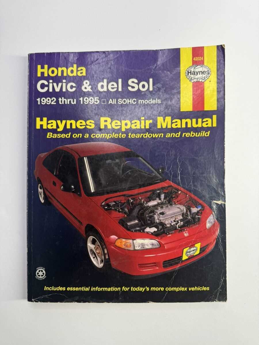 1992 honda civic repair manual