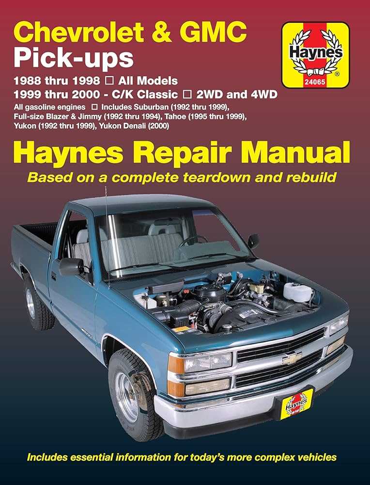 1992 chevy 1500 repair manual