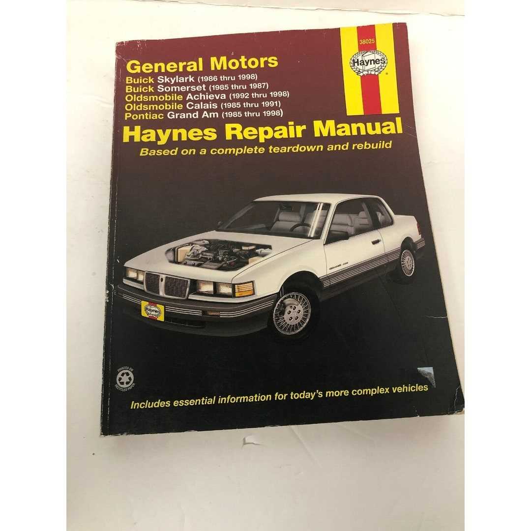 1993 buick regal repair manual