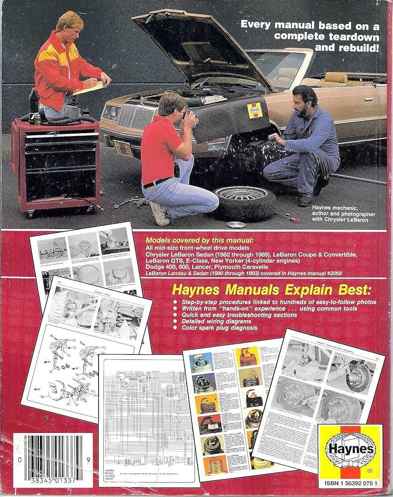 1993 chrysler lebaron repair manual