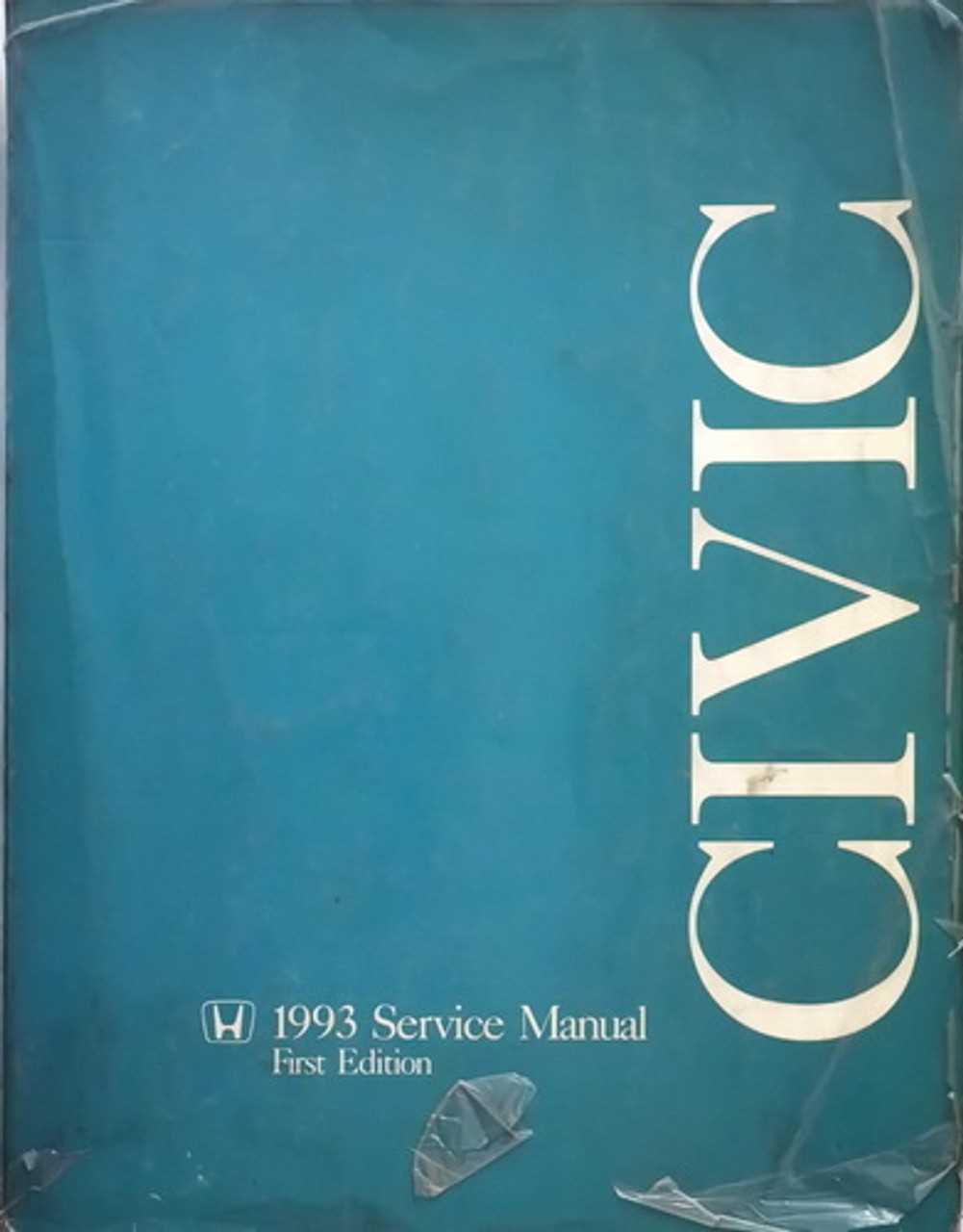 1993 honda civic repair manual