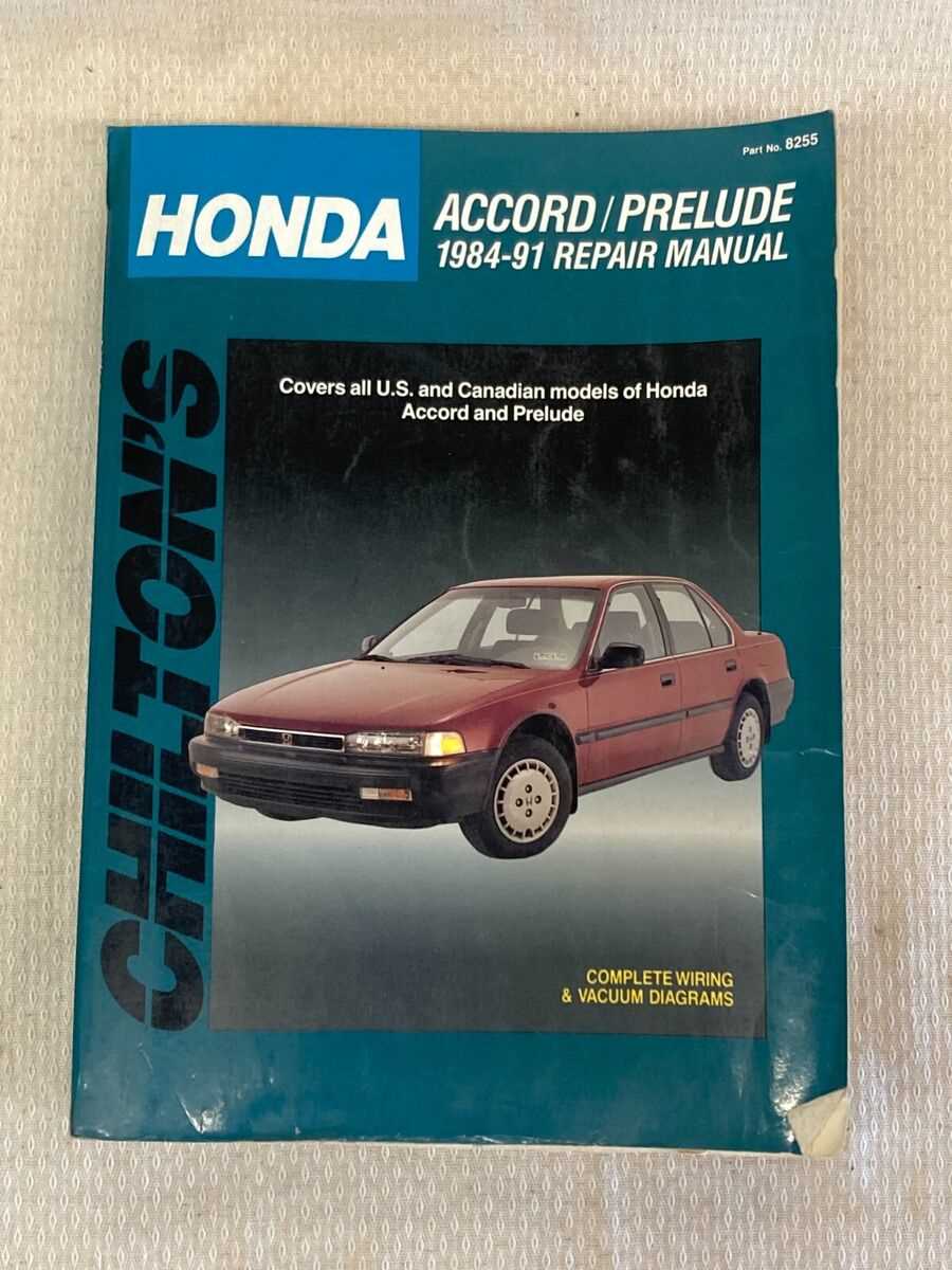 1993 honda prelude repair manual