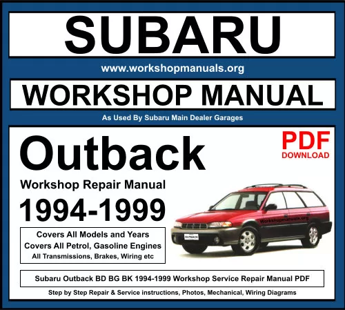 1993 subaru legacy repair manual