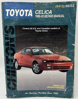 1993 toyota celica repair manual