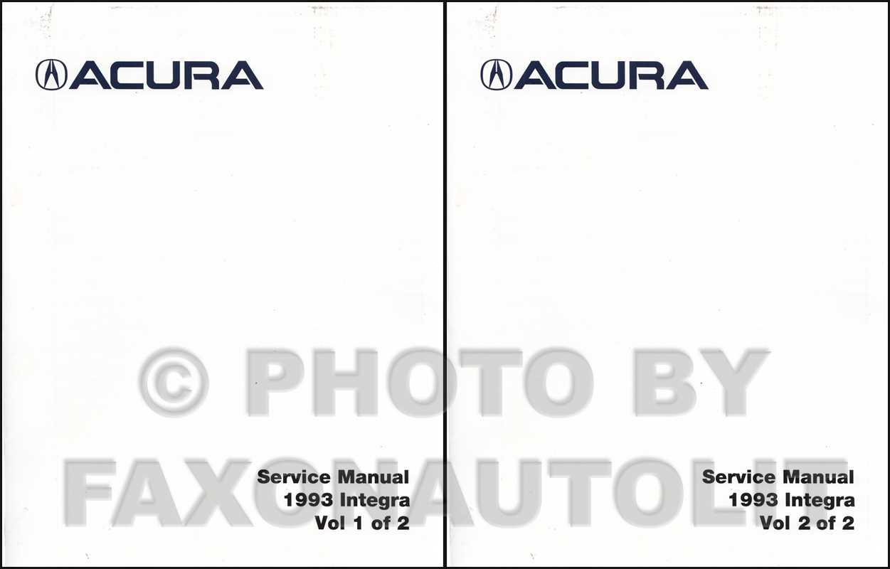 1993 acura integra repair manual