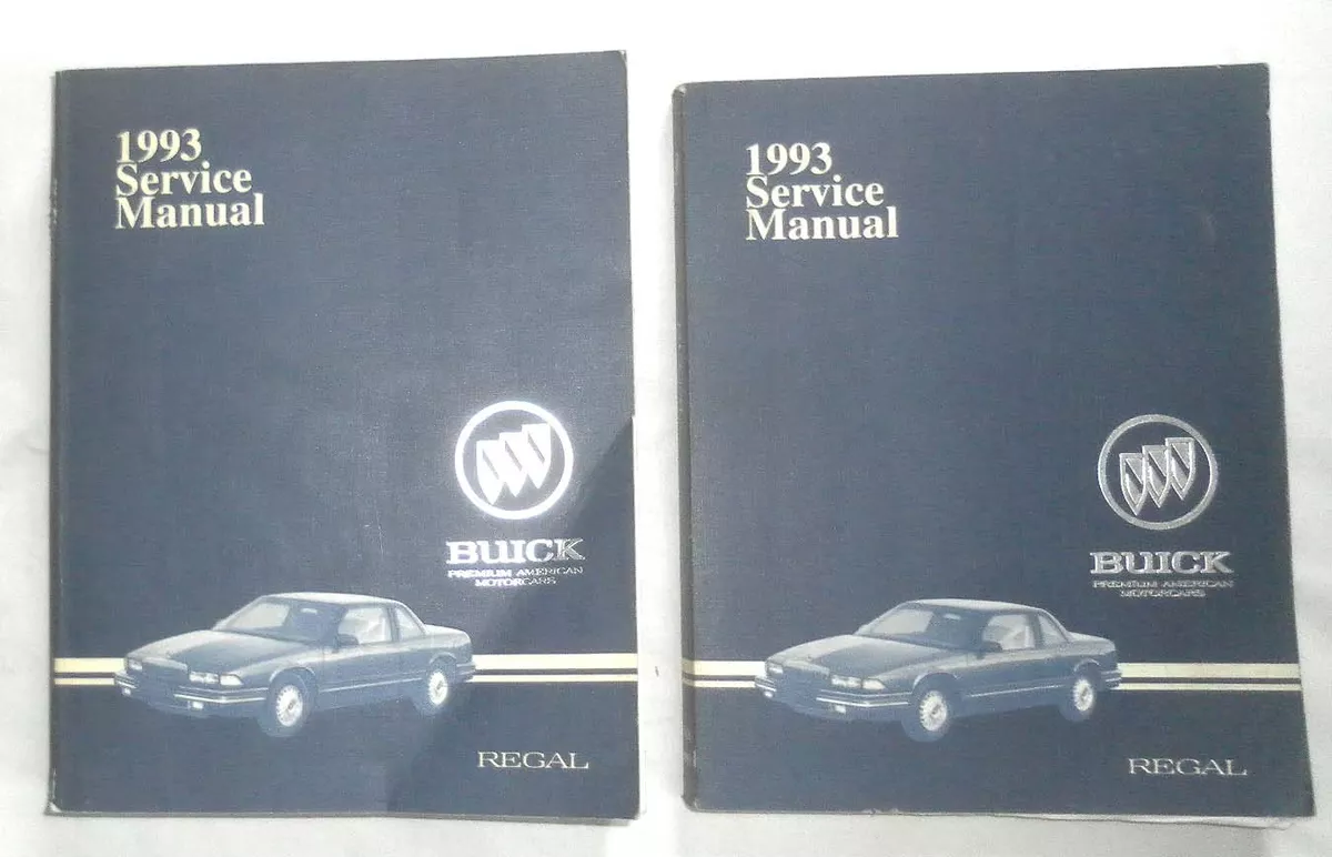 1993 buick regal repair manual