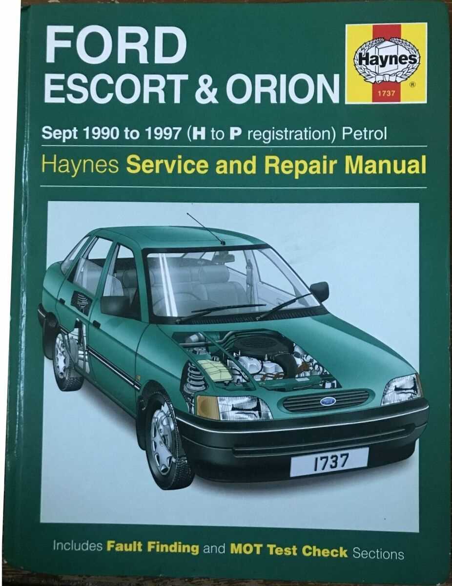 1993 ford escort repair manual