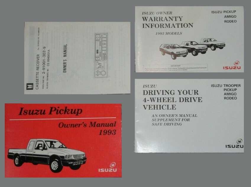 1993 isuzu rodeo repair manual