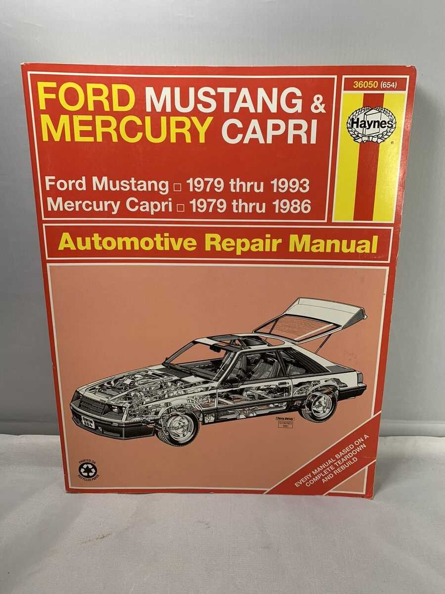 1993 mustang repair manual