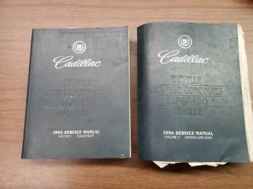 1994 cadillac sedan deville repair manual