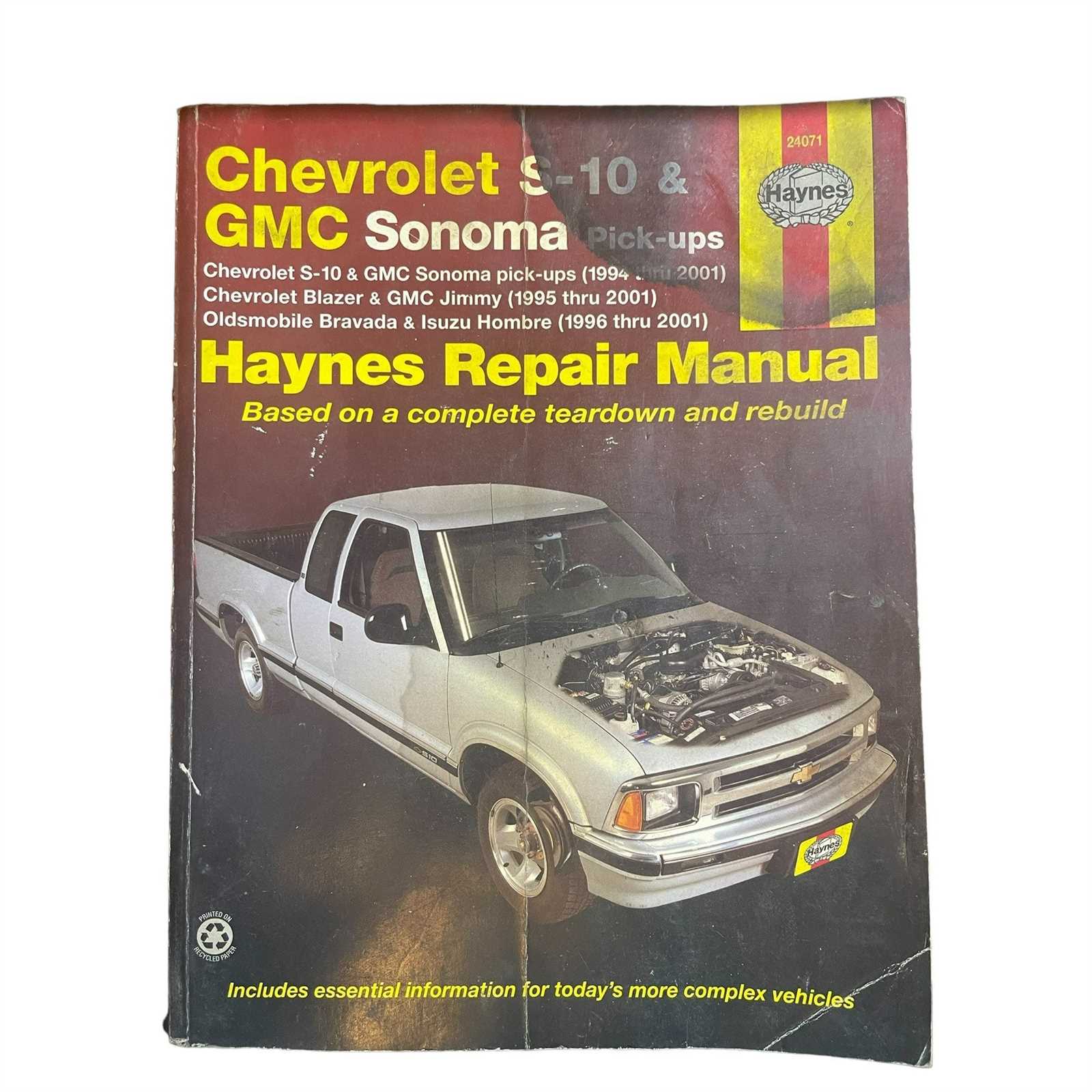 1994 chevy blazer repair manual