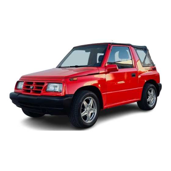 1994 geo tracker repair manual