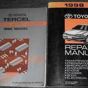 1994 toyota tercel repair manual