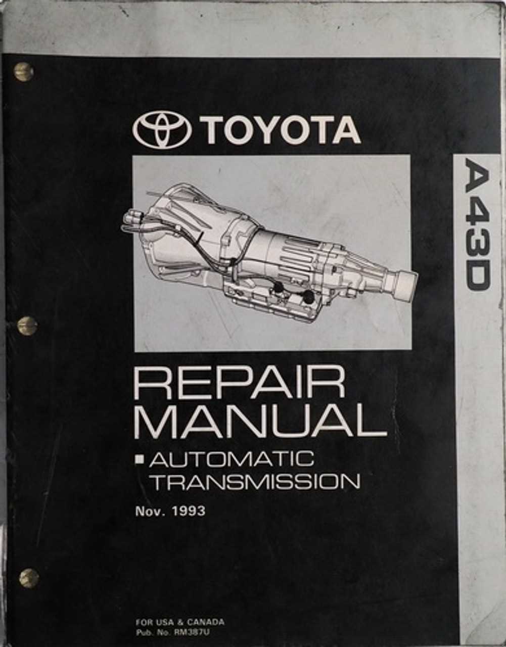 1994 toyota truck repair manual