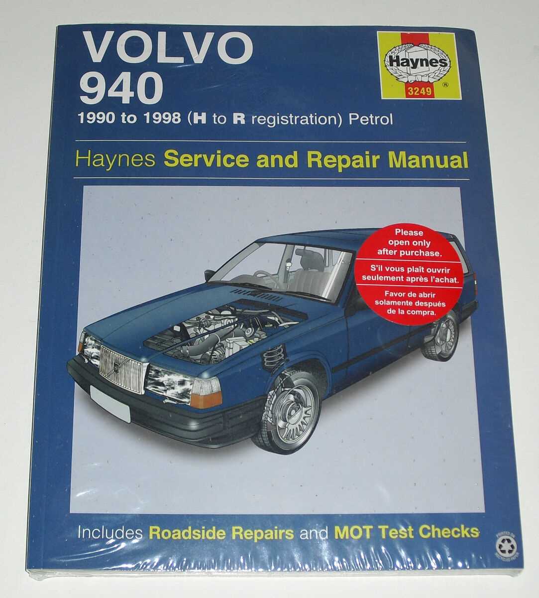 1994 volvo 940 repair manual