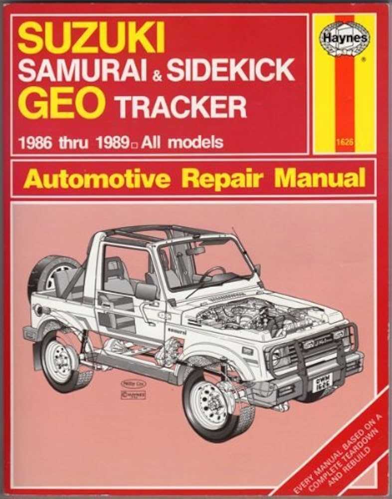 1994 geo tracker repair manual