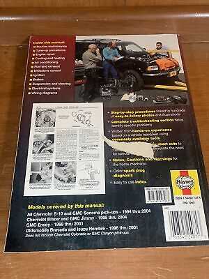 1994 gmc sonoma repair manual