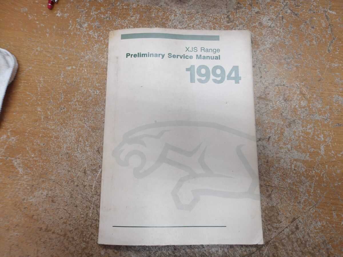 1994 jaguar xjs repair manual