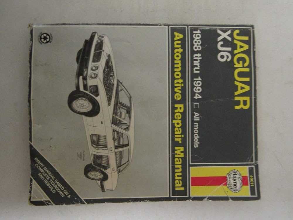 1994 jaguar xjs repair manual