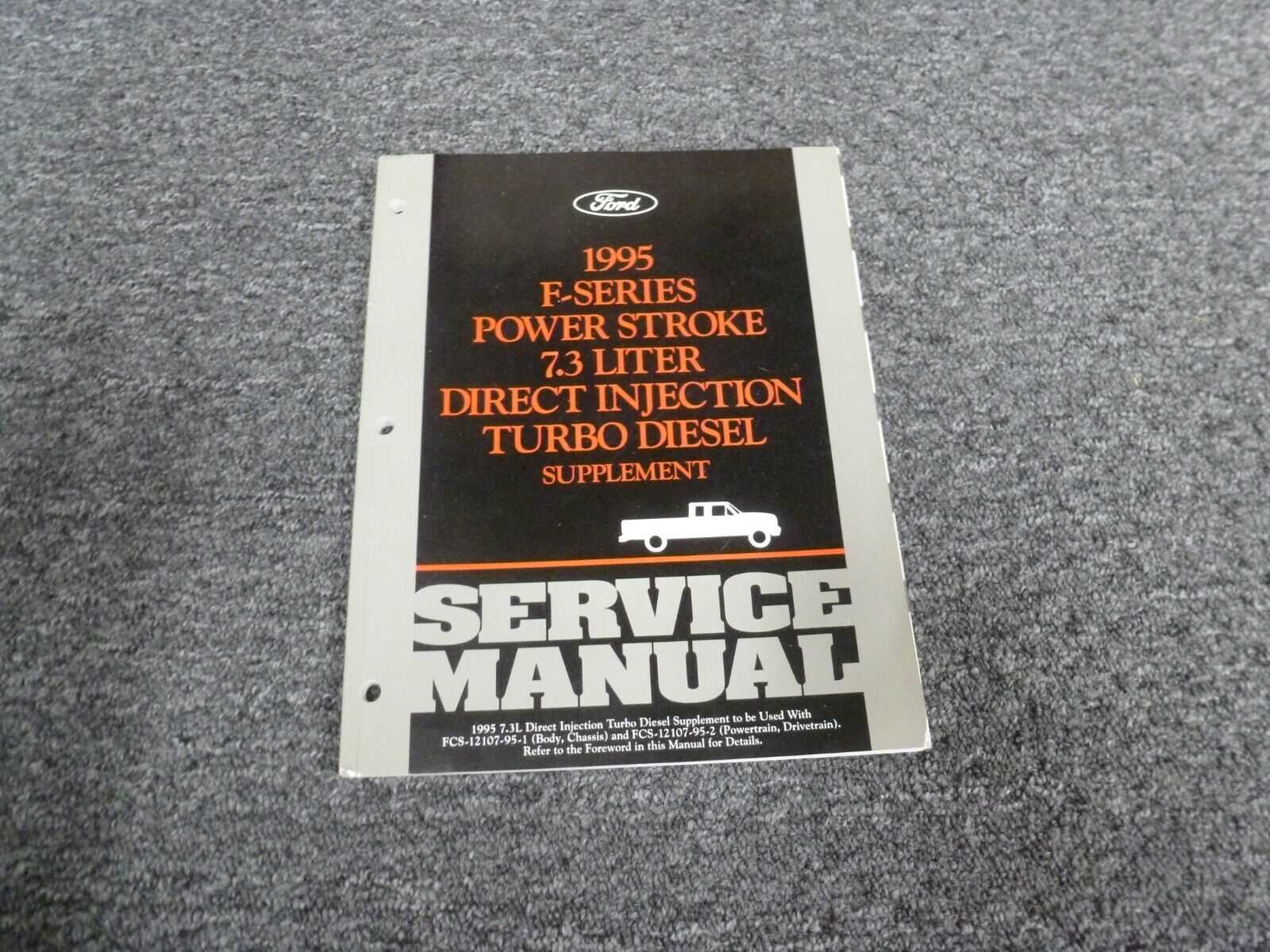 1995 7.3 powerstroke repair manual