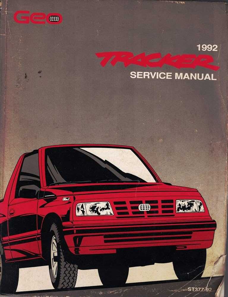 1995 geo tracker repair manual