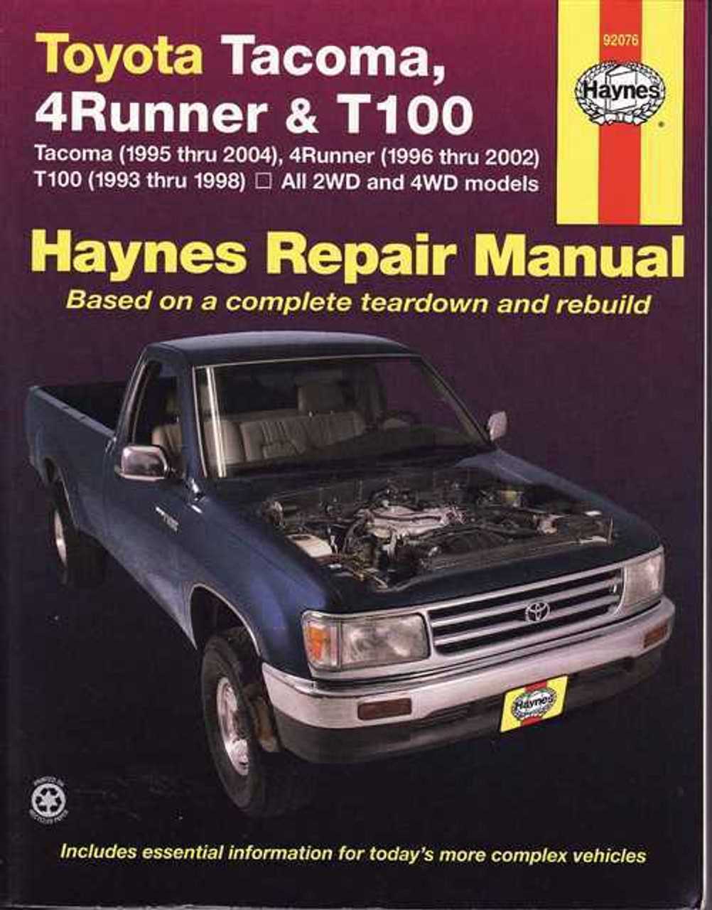 1995 toyota tacoma repair manual