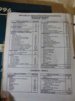 1996 cadillac deville repair manual