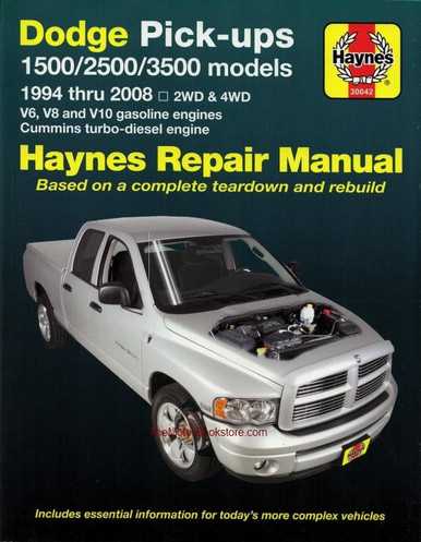 1996 dodge ram 1500 repair manual