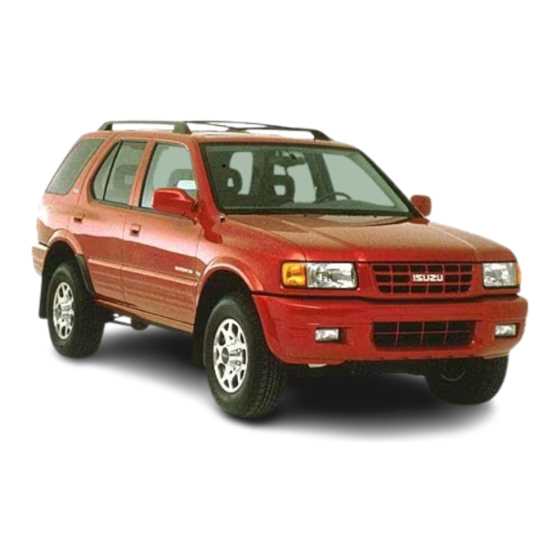 1996 isuzu rodeo repair manual