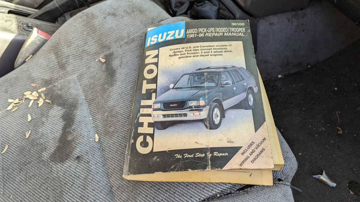 1996 isuzu trooper repair manual