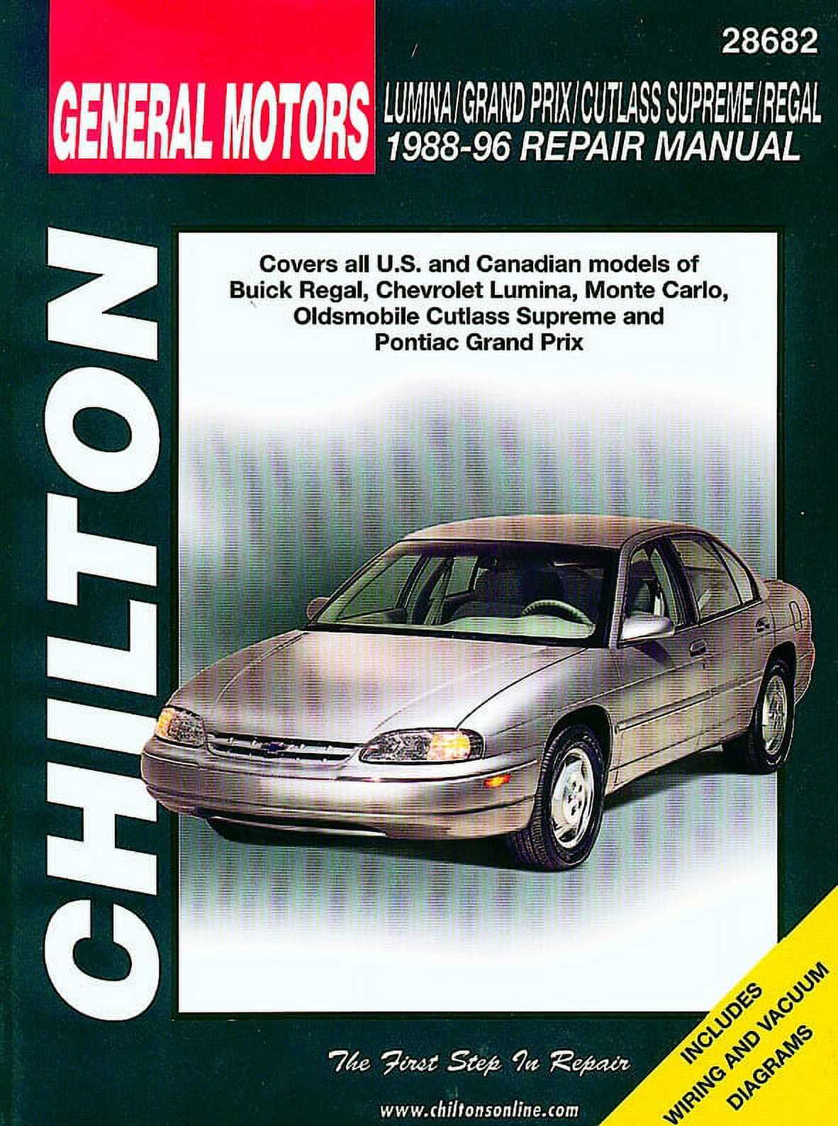 1996 pontiac firebird repair manual