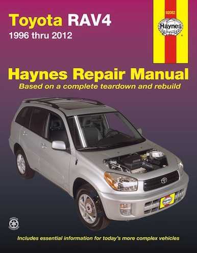 1996 toyota rav4 repair manual