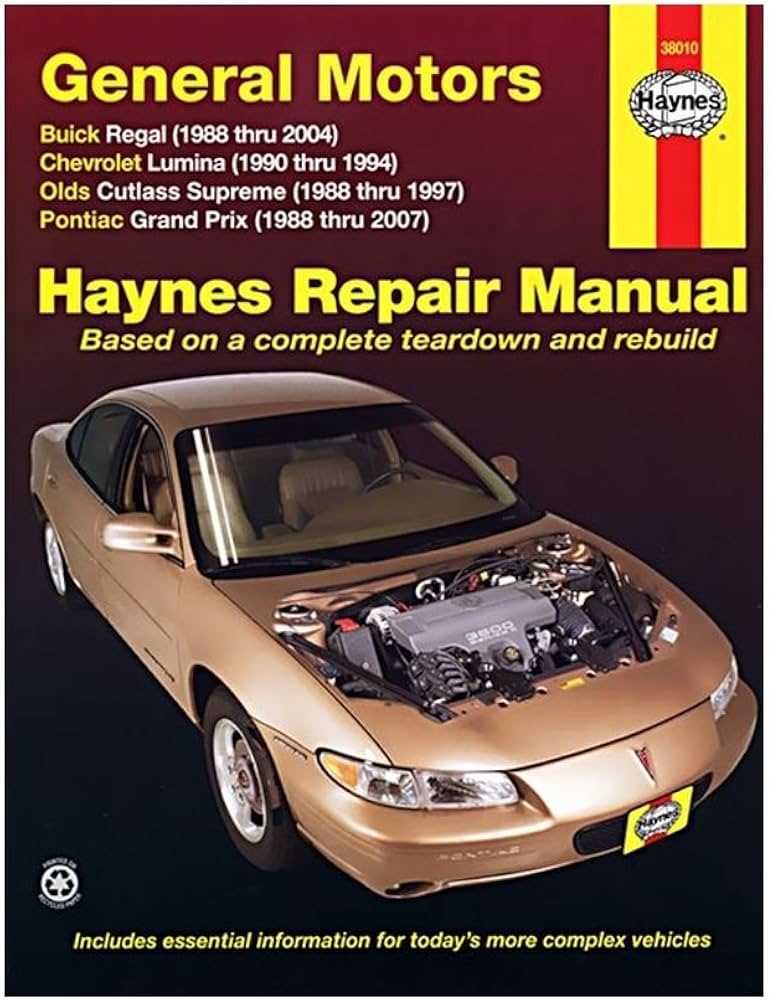 1996 buick regal repair manual