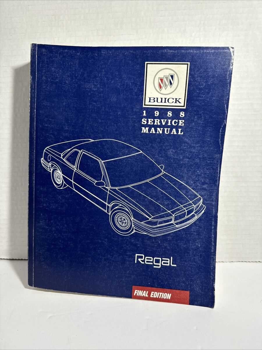 1996 buick regal repair manual