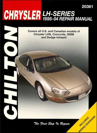 1996 chrysler concorde repair manual