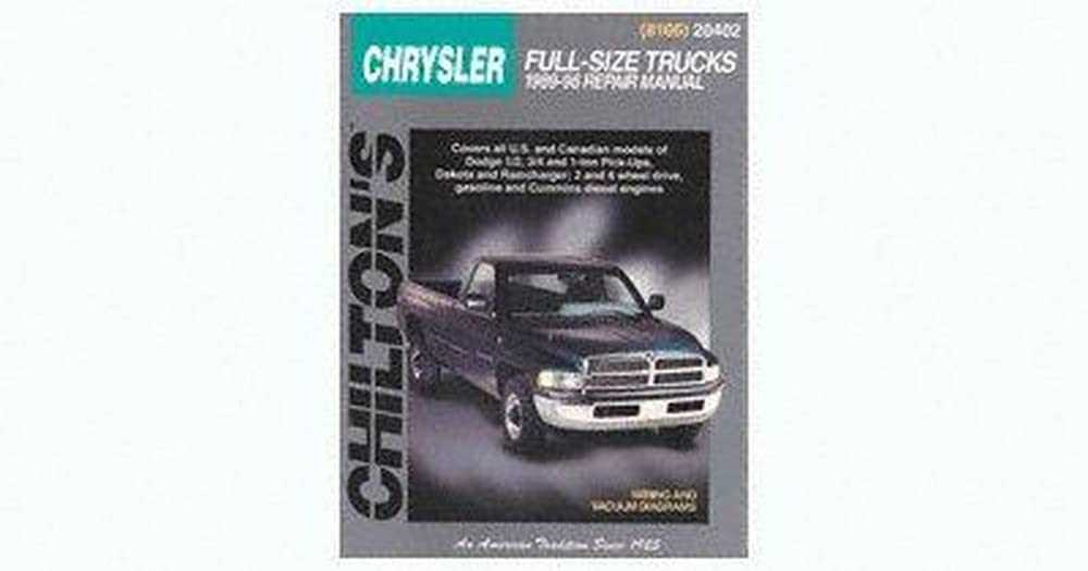 1996 dodge ram 1500 repair manual