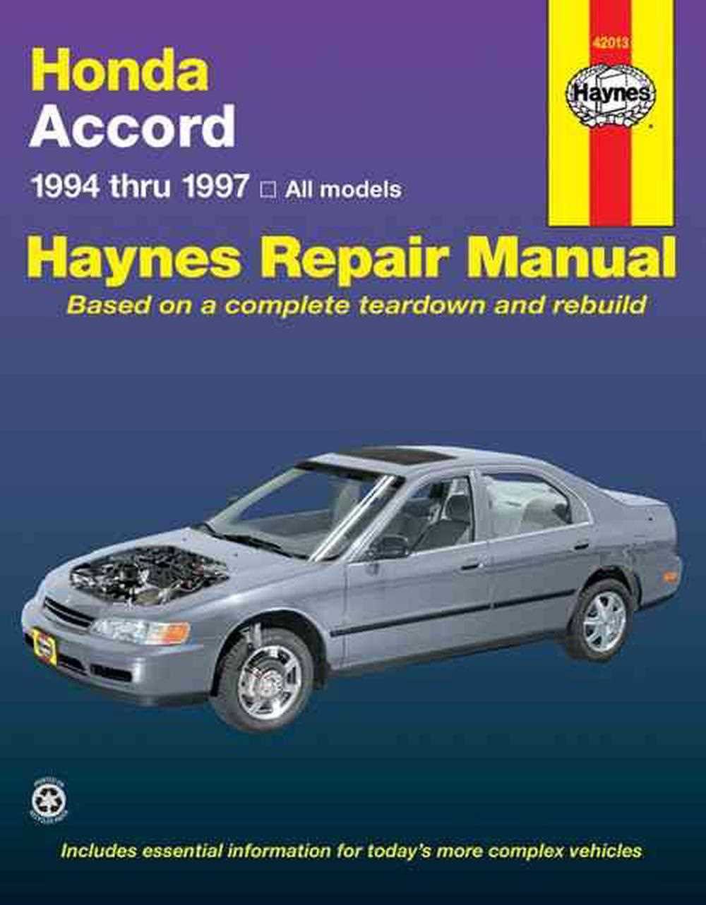 1996 honda accord repair manual