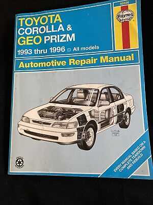 1997 geo prizm repair manual