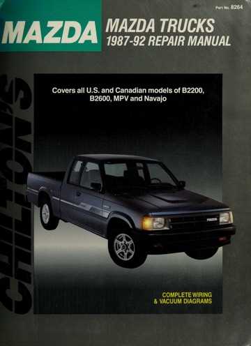 1997 mazda b2300 repair manual