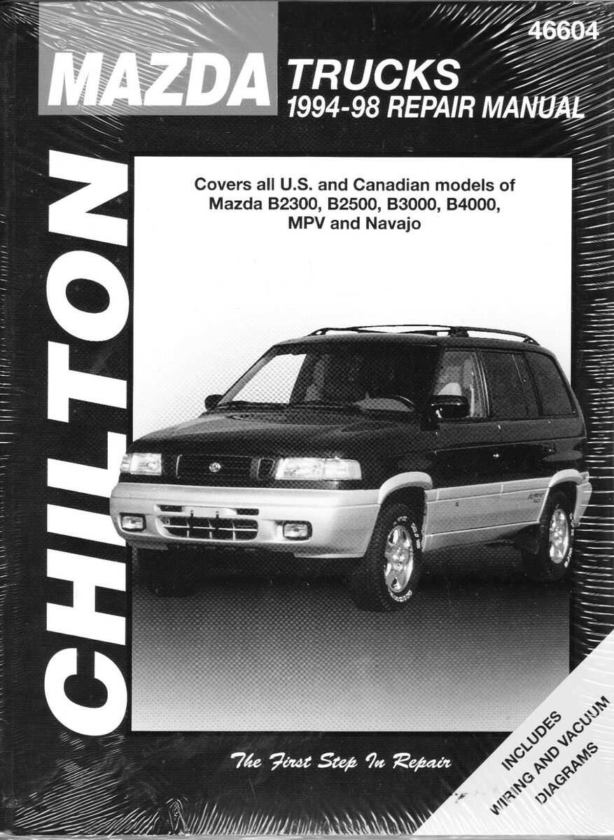 1997 mazda b2300 repair manual