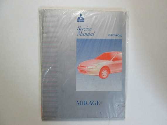 1997 mitsubishi mirage repair manual