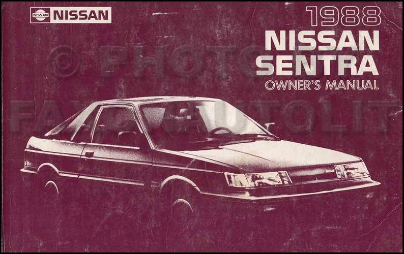 1997 nissan sentra repair manual