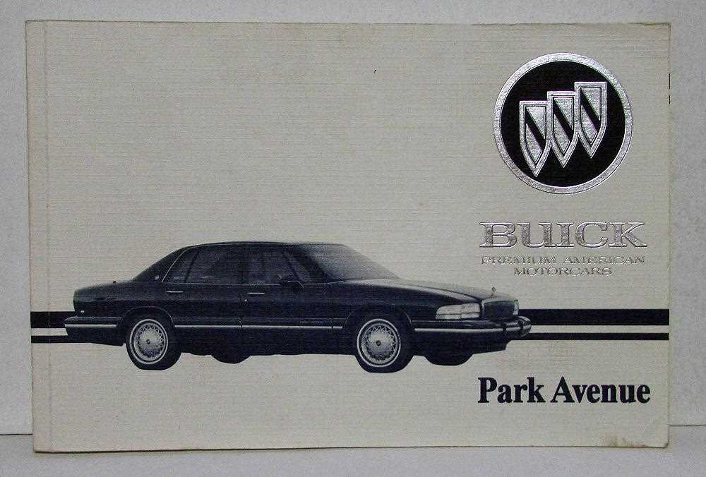 1997 buick park avenue repair manual