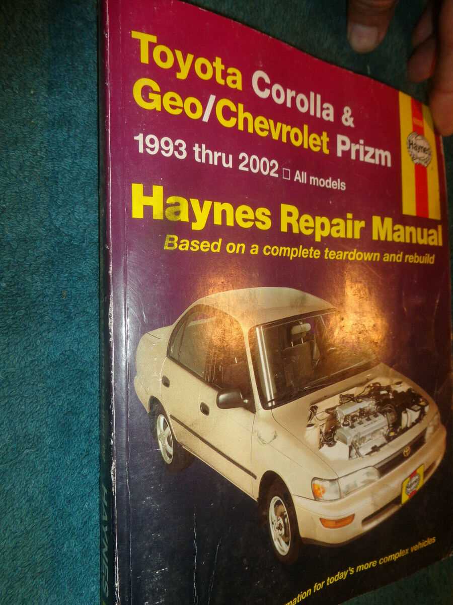 1997 geo prizm repair manual